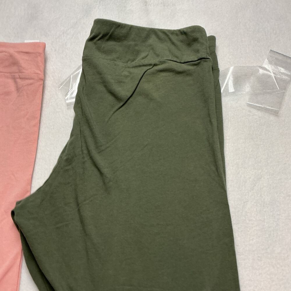 Time And True Women’s 2 Pair High Rise Fitted Leggings Sz XL(16/18), 4151 - Picture 2 of 7